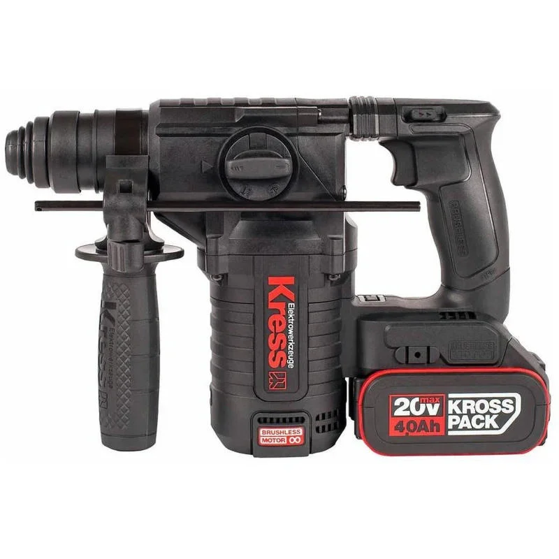 Kress KU390.4 перфоратор аккумуляторный бесщеточный (2 x 4 Ач, ЗУ)