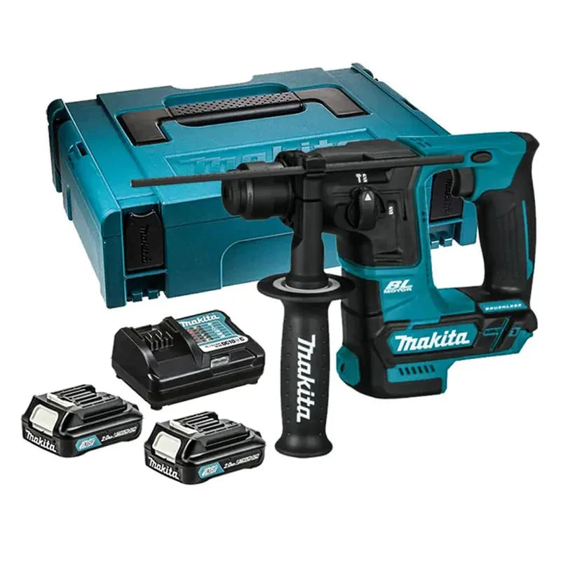 Makita HR166DWAJ аккумуляторный перфоратор (2 x 2 Ач, ЗУ)