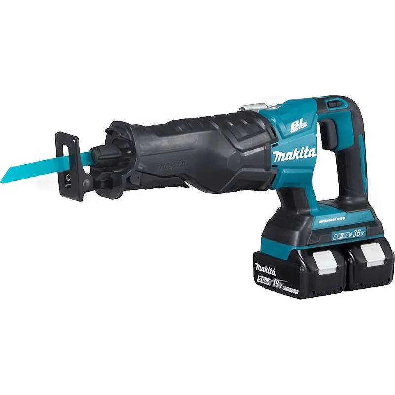 Makita DJR360RM2 пила сабельная аккумуляторная (2 x 4 Ач, ЗУ)