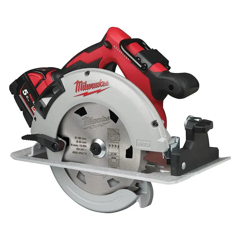 Milwaukee M18 BLCS66-502X аккумуляторная циркулярная пила (2 x 5 Ач, ЗУ) 4933464590