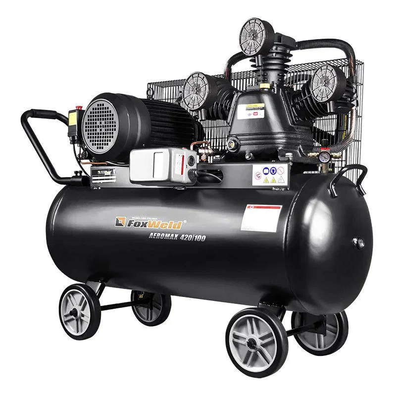 FoxWeld AEROMAX 420/100 масляный ременной компрессор 5074