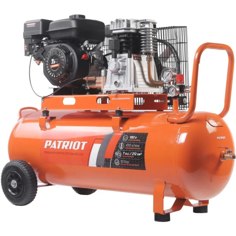 PATRIOT KGA 450 L100 ременной бензиновый компрессор 525102410