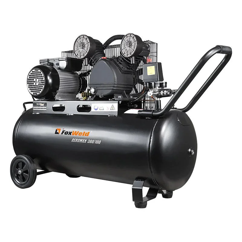 FoxWeld AEROMAX 380/100 масляный ременной компрессор 5073