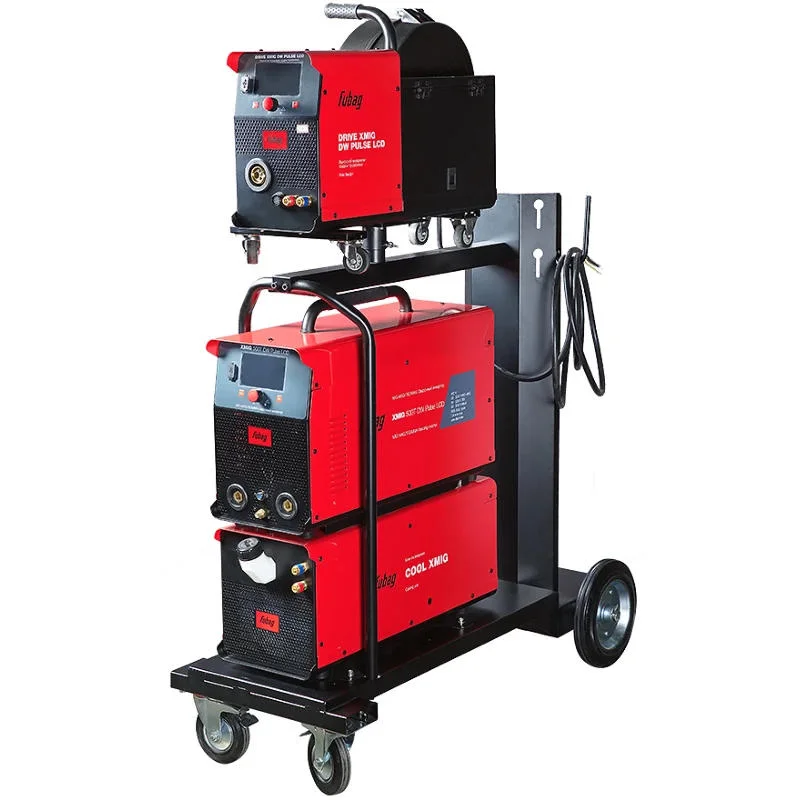 FUBAG XMIG 500T DW ПУЛЬС (PULSE) сварочный полуавтомат инверторный с горелкой FB 550W 3m, ДРАЙВ XMIG DW ПУЛЬС (DRIVE XMIG DW PULSE), шлангом-пакетом 5m с ж/о , Cool XMIG и тележкой XM 31399.2