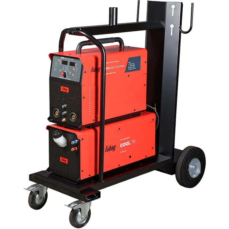 FUBAG INTIG 320T W DC PULSE сварочный полуавтомат инверторный с горелкой FB TIG 18 5P 8m, блоком ж/о Cool 70 и тележкой 31453.4