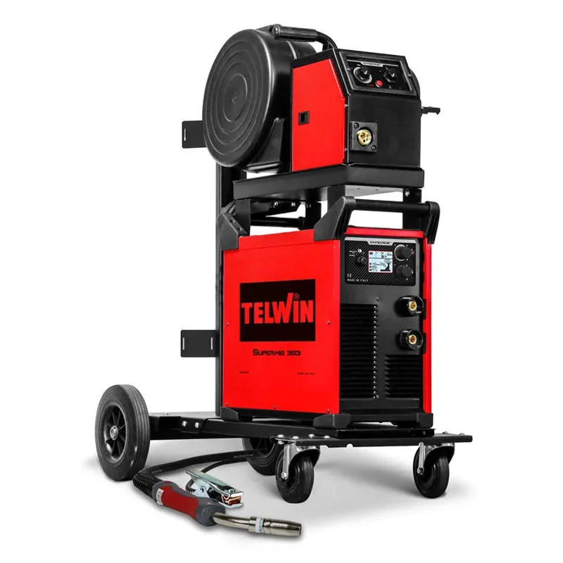 Telwin SUPERMIG 350i PACK многофункциональный mig-mag-mma-tig инверторный сварочный аппарат с тележкой 816903