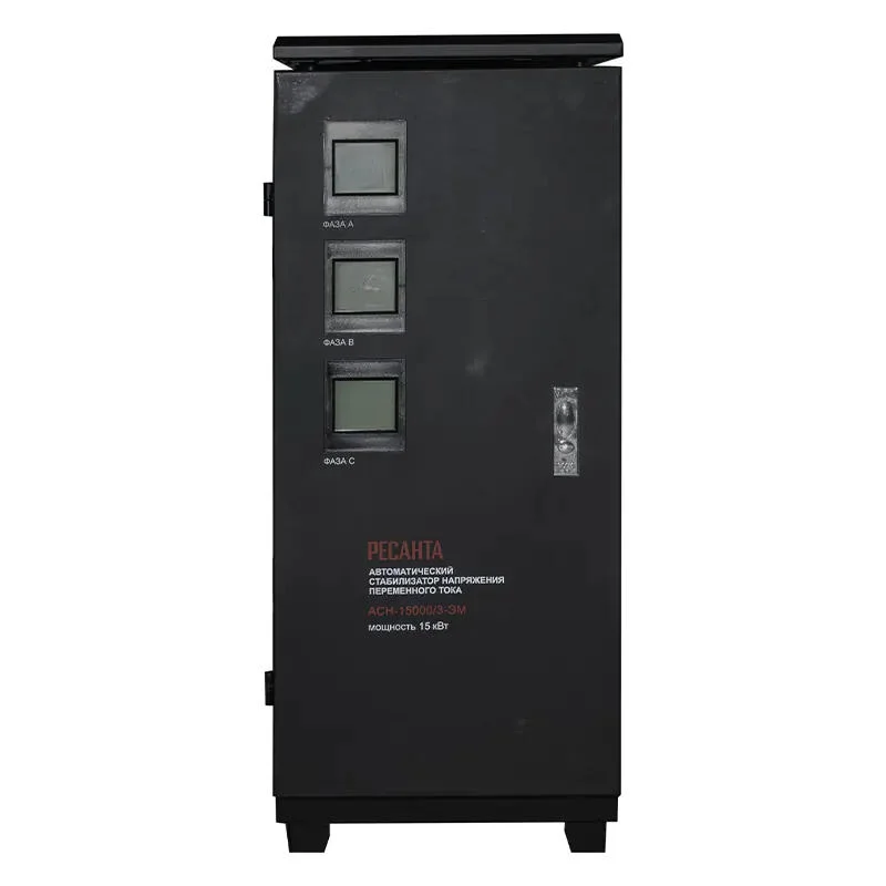 Ресанта АСН-15000/3-ЭМ трехфазный стабилизатор напряжения 63/4/5