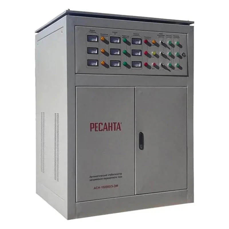 Ресанта АСН-150000/3-ЭМ трехфазный стабилизатор напряжения 63/4/12