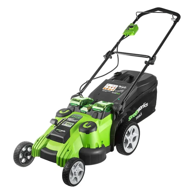 Аккумуляторная газонокосилка Greenworks G40LM49DBK3 (1 x 3 Ач, ЗУ) 2500207UE