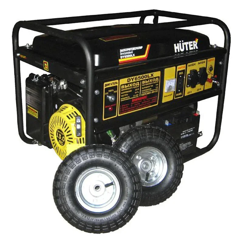 HUTER DY6500LX бензиновый генератор 64/1/15