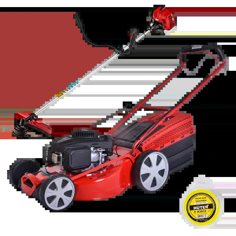 Комплект GEOS by AL-KO Comfort 51 SP-L Plus газонокосилка + Geos Max Premium 130 B триммер + HUTER R3012 леска 170613