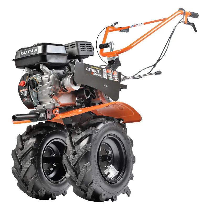 PATRIOT КАЛУГА М мотоблок бензиновый с пониженной передачей и колесами X-Drive 440107004