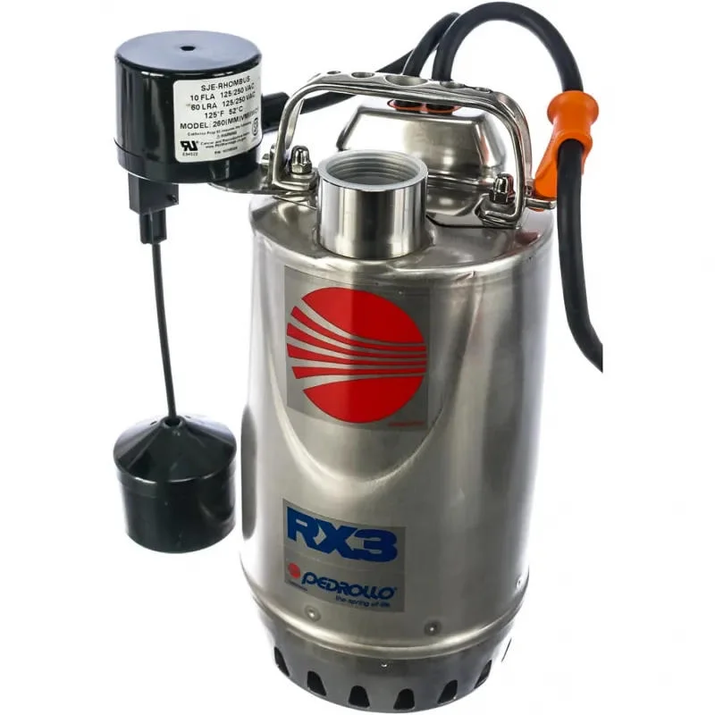 Pedrollo RXm 3 дренажный насос 48TXP13A1U